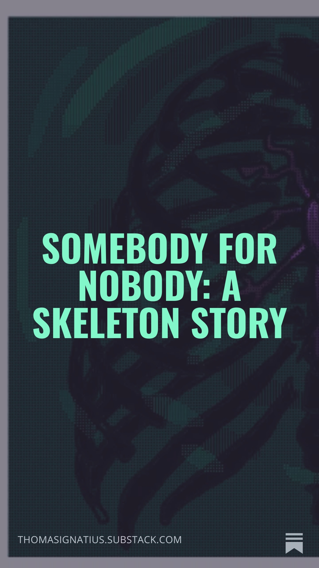 Promo for Somebody for Nobody